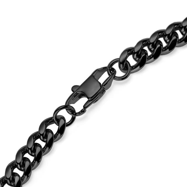6 mm Black Chain Necklace