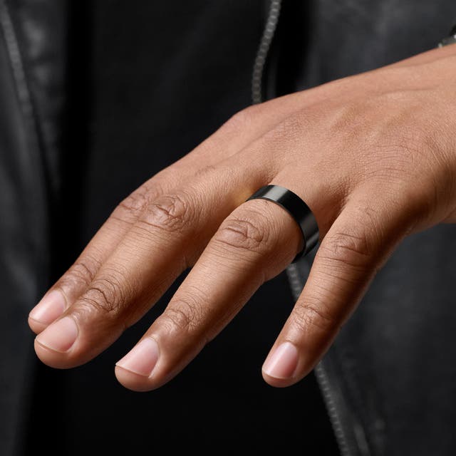 Matte Black Steel Ring